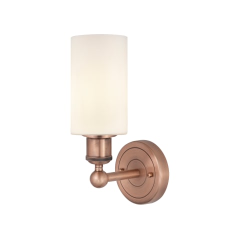 A large image of the Innovations Lighting 616-1W-11-4 Clymer Sconce Alternate Image