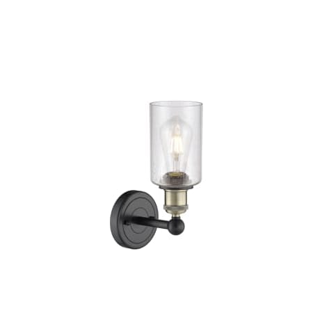 A large image of the Innovations Lighting 616-1W-11-4 Clymer Sconce Alternate Image