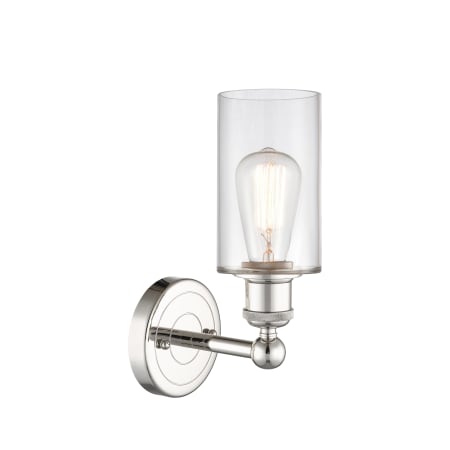 A large image of the Innovations Lighting 616-1W-11-4 Clymer Sconce Alternate Image