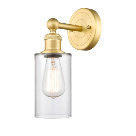 A large image of the Innovations Lighting 616-1W-11-4 Clymer Sconce Alternate Image