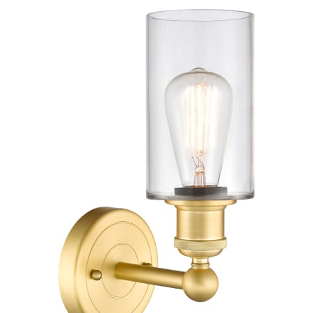 A large image of the Innovations Lighting 616-1W-11-4 Clymer Sconce Alternate Image