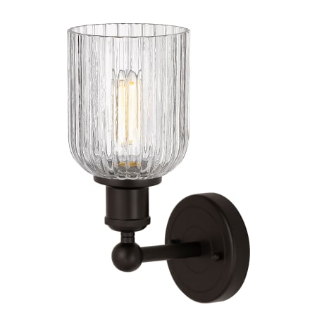 A large image of the Innovations Lighting 616-1W 11 5 Bridal Veil Sconce Alternate Image