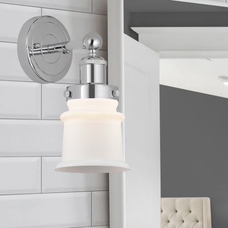 A large image of the Innovations Lighting 616-1W-11-5 Canton Sconce Alternate Image