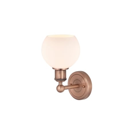 A large image of the Innovations Lighting 616-1W-11-6 Athens Sconce Alternate Image