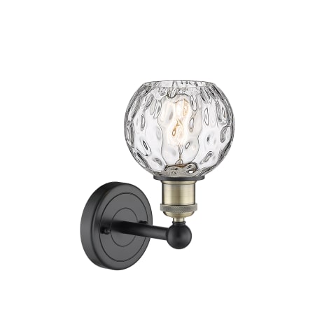 A large image of the Innovations Lighting 616-1W-11-6 Athens Water Glass Sconce Alternate image