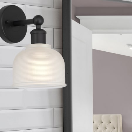 A large image of the Innovations Lighting 616-1W-11-6 Dayton Sconce Alternate Image