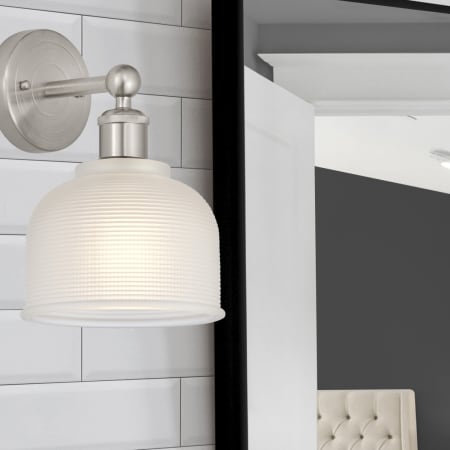 A large image of the Innovations Lighting 616-1W-11-6 Dayton Sconce Alternate Image