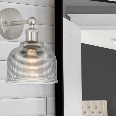 A large image of the Innovations Lighting 616-1W-11-6 Dayton Sconce Alternate Image