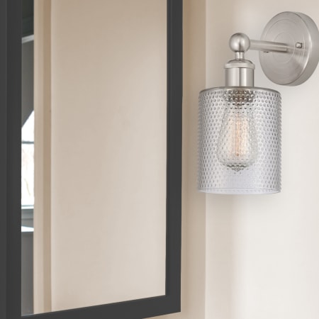 A large image of the Innovations Lighting 616-1W-12-5 Cobbleskill Sconce Alternate Image