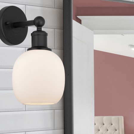 A large image of the Innovations Lighting 616-1W-12-6 Belfast Sconce Alternate Image