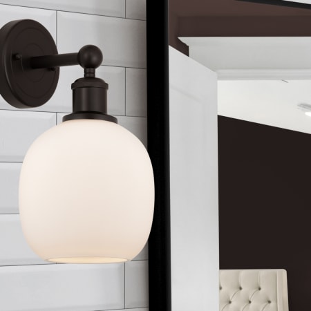 A large image of the Innovations Lighting 616-1W-12-6 Belfast Sconce Alternate Image