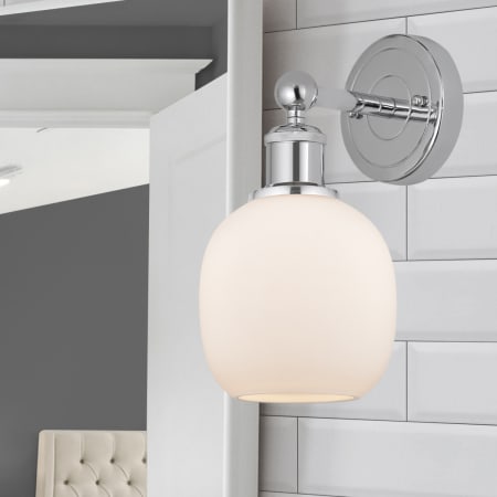 A large image of the Innovations Lighting 616-1W-12-6 Belfast Sconce Alternate Image