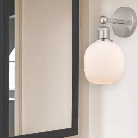 A large image of the Innovations Lighting 616-1W-12-6 Belfast Sconce Alternate Image