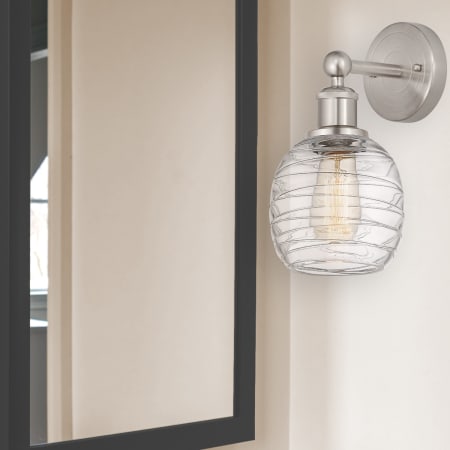 A large image of the Innovations Lighting 616-1W-12-6 Belfast Sconce Alternate Image