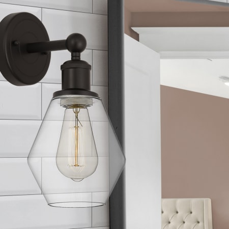 A large image of the Innovations Lighting 616-1W-12-6 Cindyrella Sconce Alternate Image