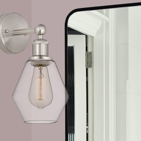 A large image of the Innovations Lighting 616-1W-12-6 Cindyrella Sconce Alternate Image