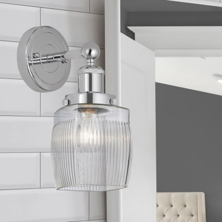 A large image of the Innovations Lighting 616-1W-12-6 Colton Sconce Alternate Image