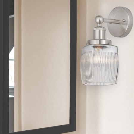 A large image of the Innovations Lighting 616-1W-12-6 Colton Sconce Alternate Image