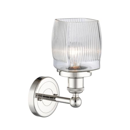 A large image of the Innovations Lighting 616-1W-12-6 Colton Sconce Alternate Image