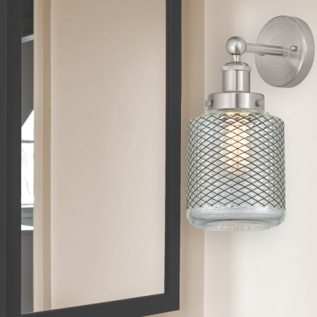A large image of the Innovations Lighting 616-1W-12-6 Stanton Sconce Alternate Image