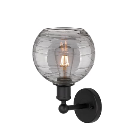 A large image of the Innovations Lighting 616-1W 12 8 Athens Deco Swirl Sconce Alternate Image