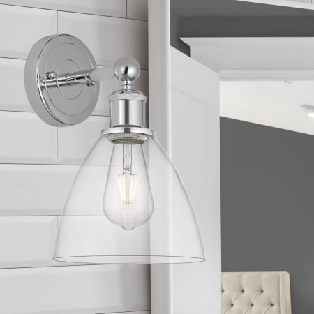 A large image of the Innovations Lighting 616-1W-12-8 Bristol Sconce Alternate Image