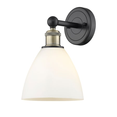 A large image of the Innovations Lighting 616-1W-12-8 Bristol Sconce Alternate Image