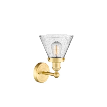 A large image of the Innovations Lighting 616-1W-12-8 Cone Sconce Alternate Image