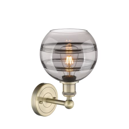 A large image of the Innovations Lighting 616-1W 12 8 Rochester Sconce Alternate Image