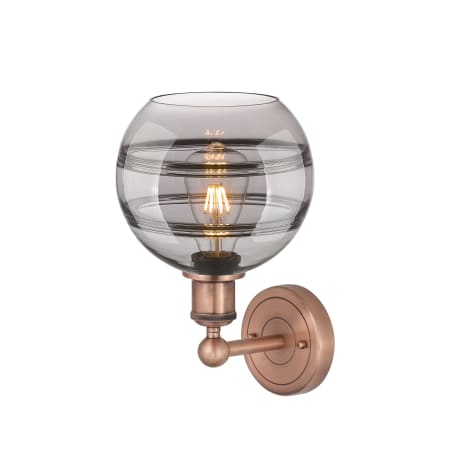 A large image of the Innovations Lighting 616-1W 12 8 Rochester Sconce Alternate Image