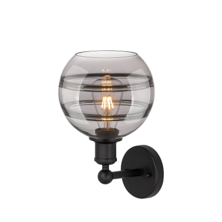 A large image of the Innovations Lighting 616-1W 12 8 Rochester Sconce Alternate Image