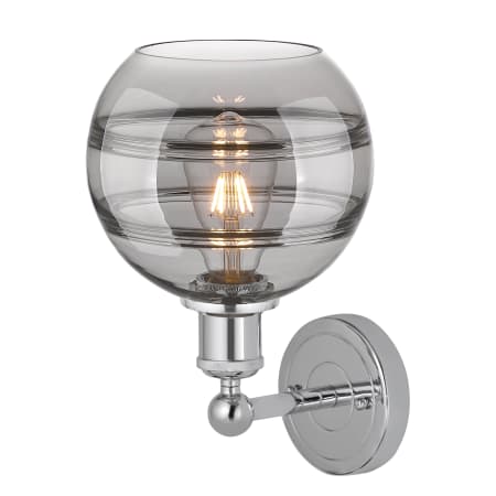 A large image of the Innovations Lighting 616-1W 12 8 Rochester Sconce Alternate Image