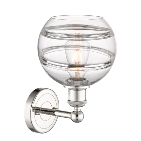 A large image of the Innovations Lighting 616-1W 12 8 Rochester Sconce Alternate Image