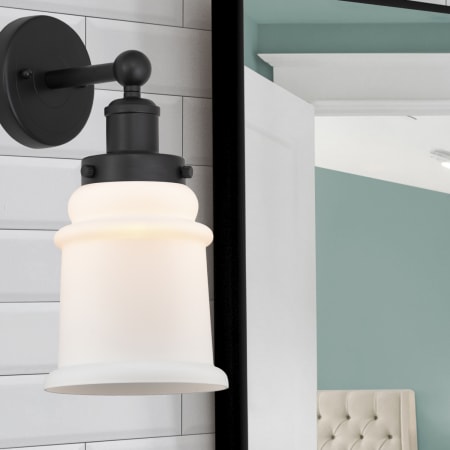 A large image of the Innovations Lighting 616-1W-13-6 Canton Sconce Alternate Image