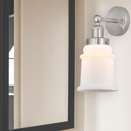 A large image of the Innovations Lighting 616-1W-13-6 Canton Sconce Alternate Image