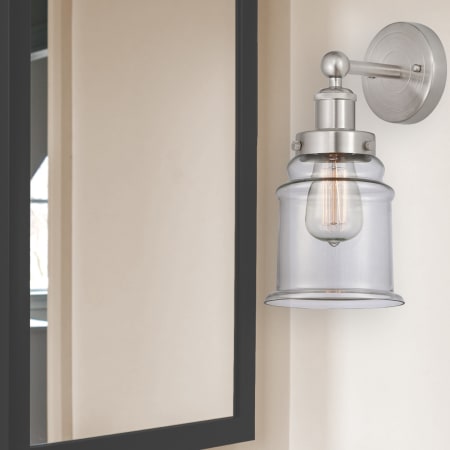 A large image of the Innovations Lighting 616-1W-13-6 Canton Sconce Alternate Image