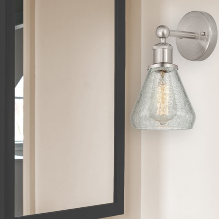 A large image of the Innovations Lighting 616-1W-13-6 Conesus Sconce Alternate Image