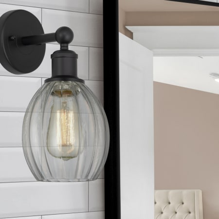 A large image of the Innovations Lighting 616-1W-13-6 Eaton Sconce Alternate Image