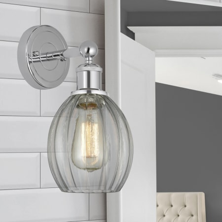 A large image of the Innovations Lighting 616-1W-13-6 Eaton Sconce Alternate Image