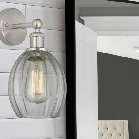 A large image of the Innovations Lighting 616-1W-13-6 Eaton Sconce Alternate Image