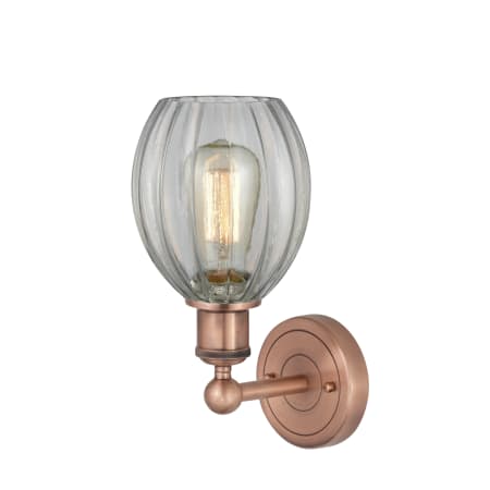 A large image of the Innovations Lighting 616-1W-13-6 Eaton Sconce Alternate Image