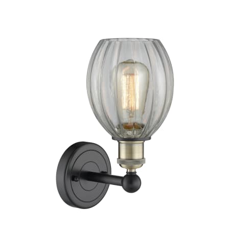 A large image of the Innovations Lighting 616-1W-13-6 Eaton Sconce Alternate Image