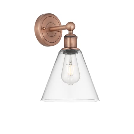 A large image of the Innovations Lighting 616-1W-13-8 Berkshire Sconce Alternate Image