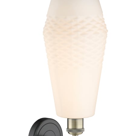 A large image of the Innovations Lighting 616-1W-19-7 Windham Sconce Alternate Image