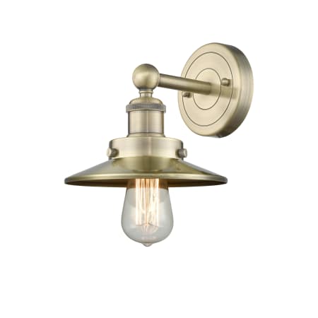 A large image of the Innovations Lighting 616-1W-8-8 Railroad Sconce Alternate Image