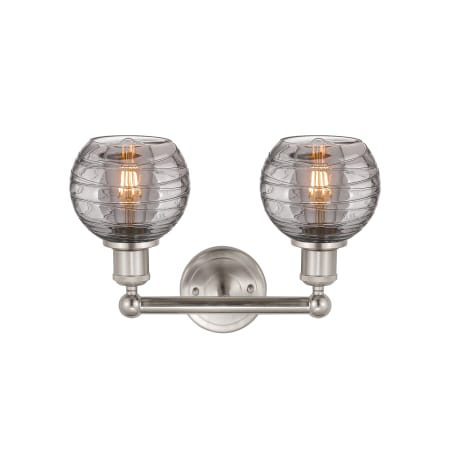 A large image of the Innovations Lighting 616-2W 10 15 Athens Deco Swirl Vanity Alternate Image