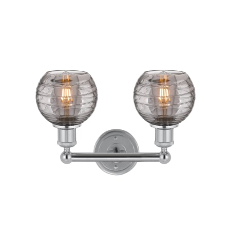 A large image of the Innovations Lighting 616-2W 10 15 Athens Deco Swirl Vanity Alternate Image