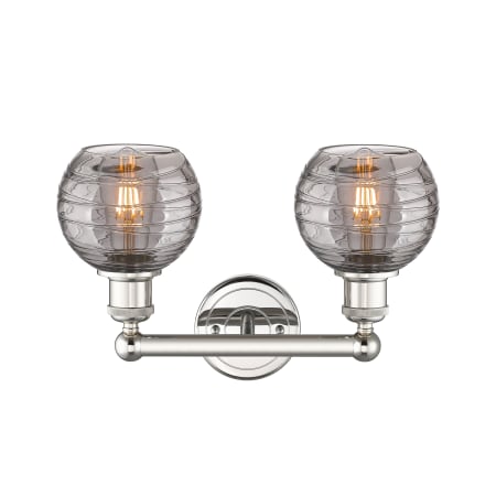 A large image of the Innovations Lighting 616-2W 10 15 Athens Deco Swirl Vanity Alternate Image