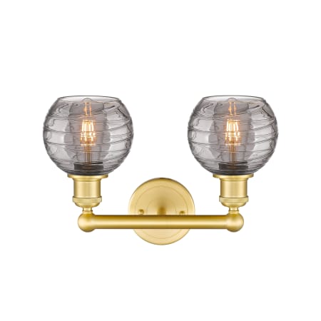A large image of the Innovations Lighting 616-2W 10 15 Athens Deco Swirl Vanity Alternate Image