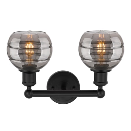 A large image of the Innovations Lighting 616-2W 10 15 Rochester Vanity Alternate Image